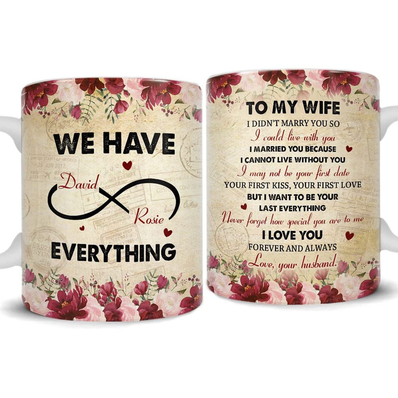 Personalized Mug To My Wife Vintage Rose.jpg