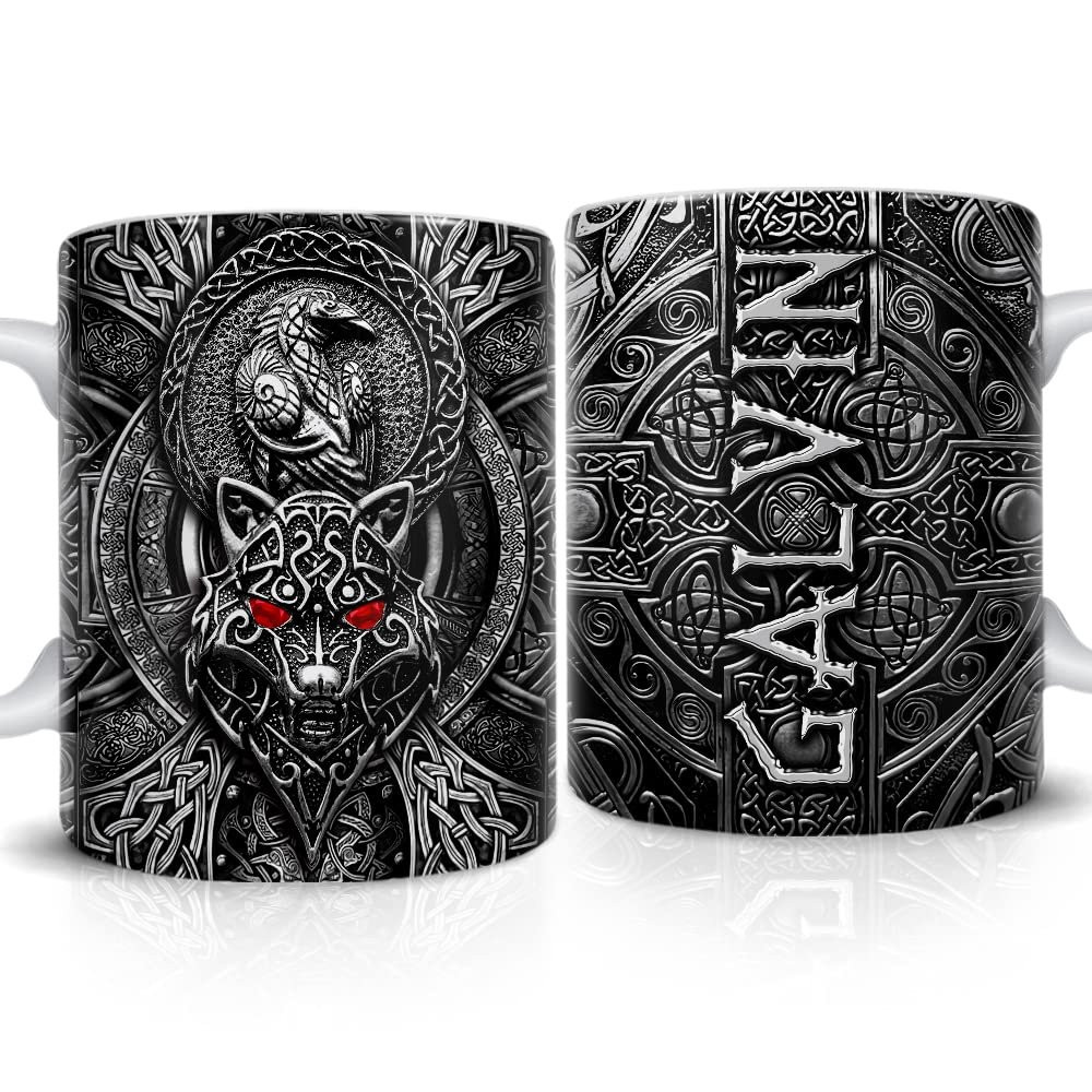 Personalized Viking Wolf Mug.jpg