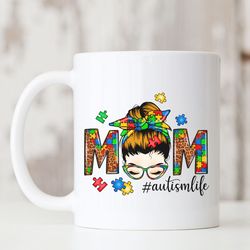autism mom, autism support mug, autism awareness support coffee mug, autism gift to support, ceramic mug, mental health