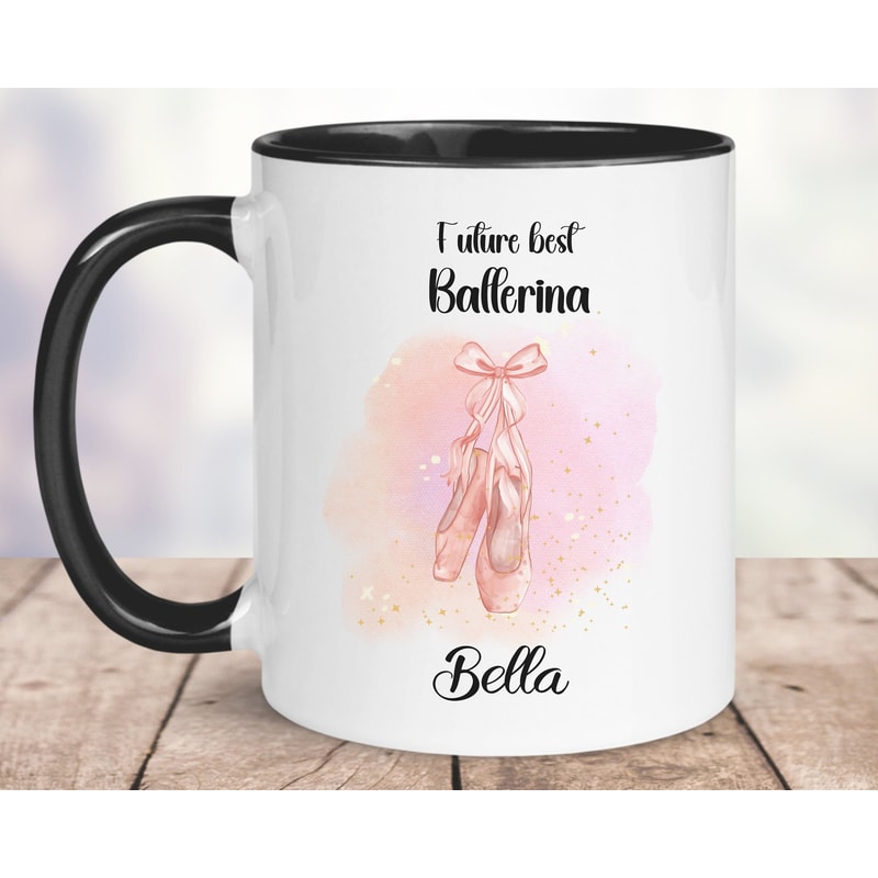 Ballerina Mug, Personalized ballet mug, Gift for Ballerina, Custom Ballerina gift, Gift for dancer, gift for dance teacher, Ballet gift.jpg