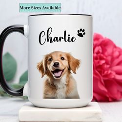 Custom pet mug,custom dog coffee cup,dog photo mug,Custom pet gifts,pet photo gift,Pet potrait,pet memorial gift,Dog lov