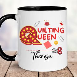 custom quilting mug,personalized sewing mug,quilting gifts, quilting coffee cup, sewing mug gift,gift for women, holiday