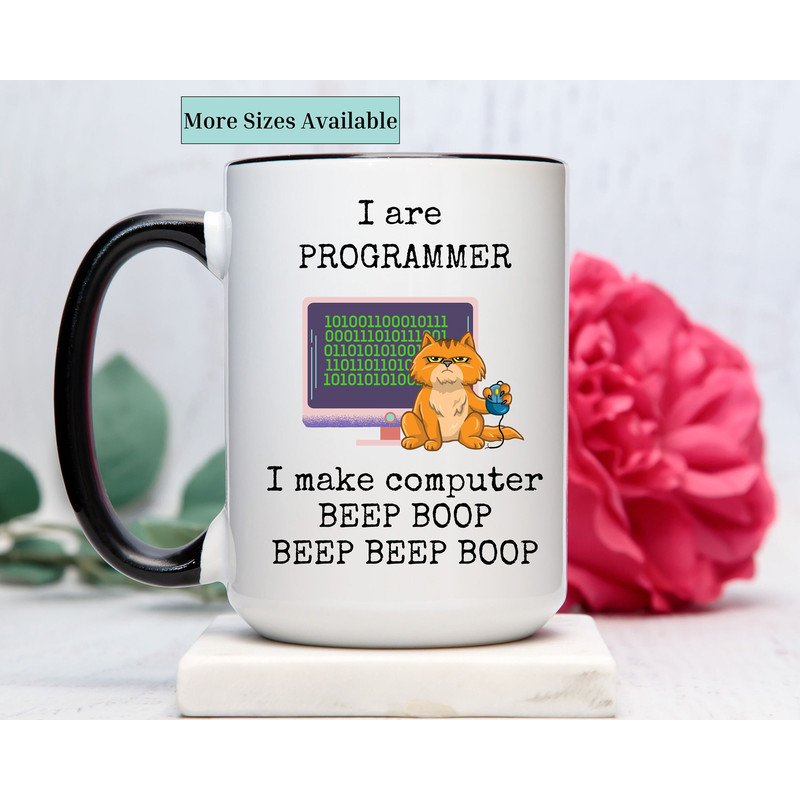 Funny computer programmer mug,funny cat computer coffee cup,Computer Coder, IT worker gift,Software Developer Gift.jpg