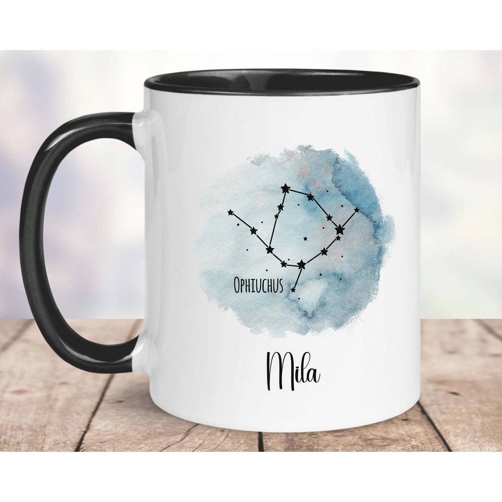 Ophiuchus Zodiac Mug, Personalized zodiac coffee mug, gift to Ophiuchus, birthday gift cup to Ophiuchus, ceramic coffee cup,holiday gift.jpg