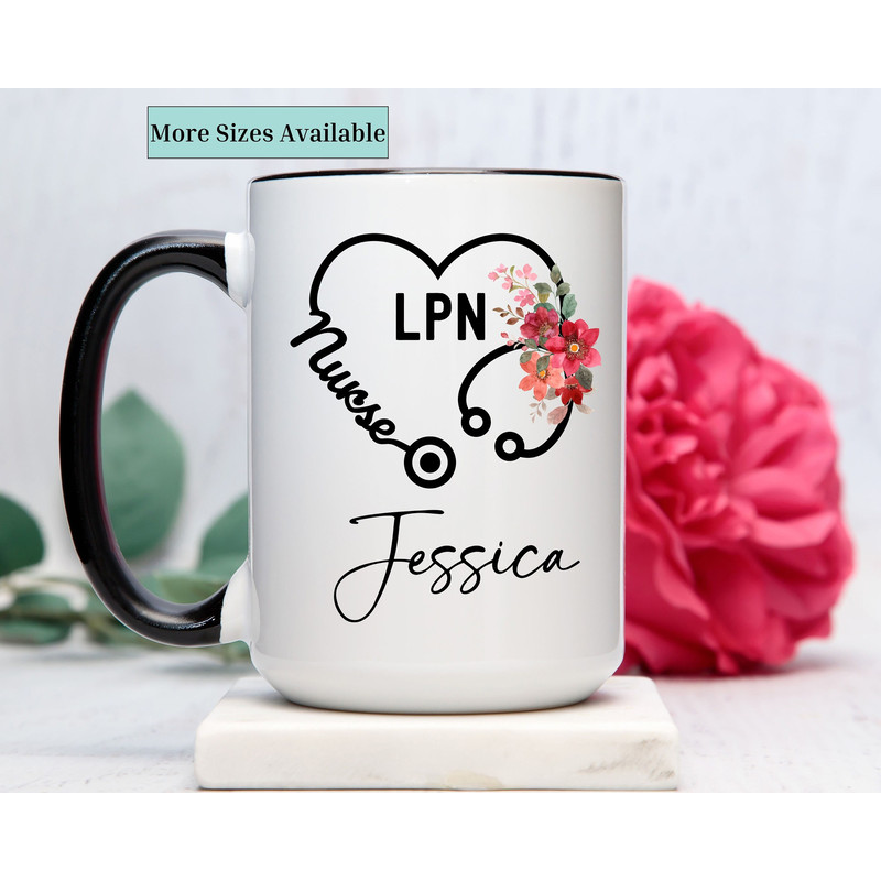 Personalized LPN mug,custom nurse cup, Licensed Practical Nurse Mug,Nurse Gifts, Gifts for Nurse,Nurse Graduation Gift,Nurse Appreciation 2.jpg