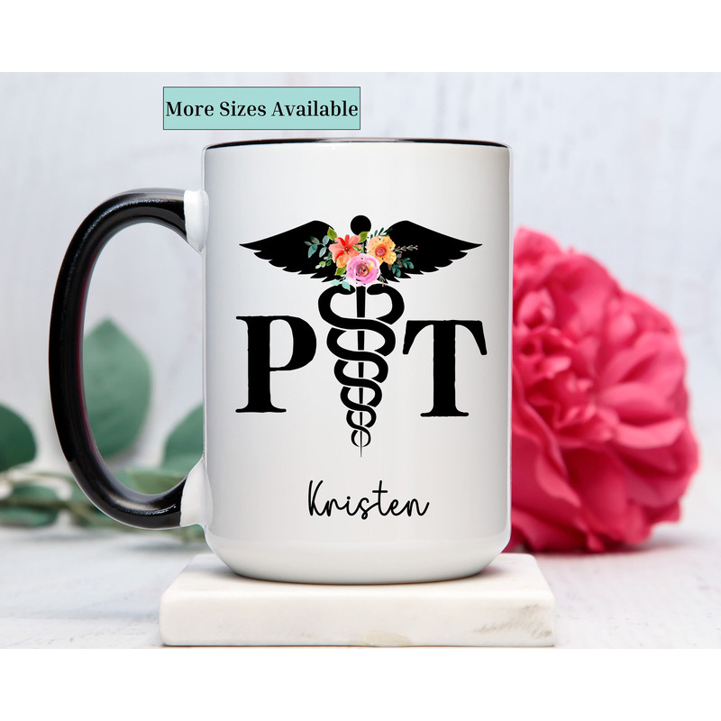 Personalized physical therapist mug,custom PT cup, PT gift,gifts for personal therapist,PT Student Gift,pt Graduation Gift,appreciation gift 1.jpg
