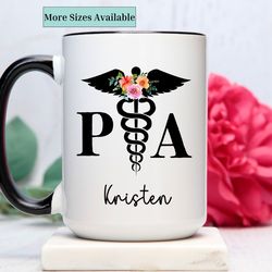 personalized physician assistant mug,physician assistant graduation gifts, gifts for physician assistant, physician assi