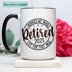 retirement mug gift,gift for retirement 2023,retired gift,retirement gifts ,retirement cup, funny retirement gifts, reti