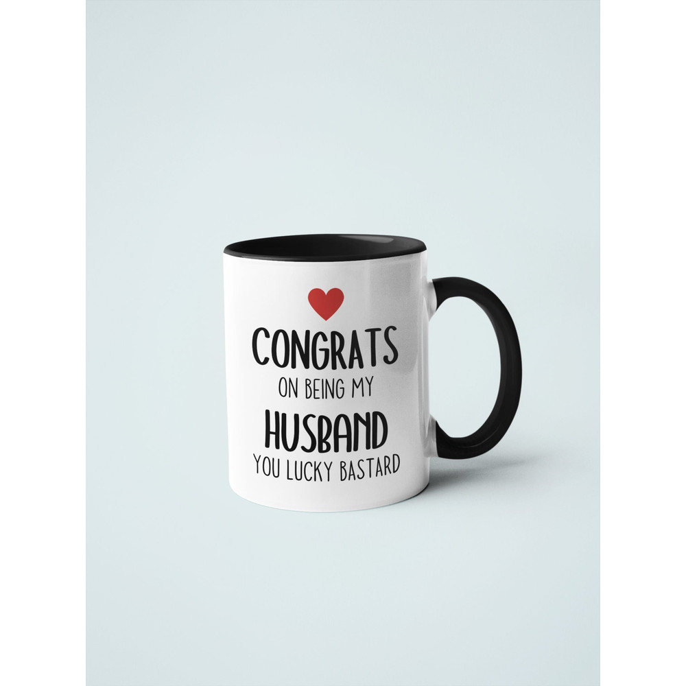Congrats On Being My Husband Mug - Relationship gifts - Relationship Mug - Birthday Present - Valentines Gift - Novelty Mug - Funny Mug.jpg