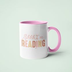 im reading ceramic mug - gift for him - gift for her - gift for partner - funny mug - avid book reader - book lover - se