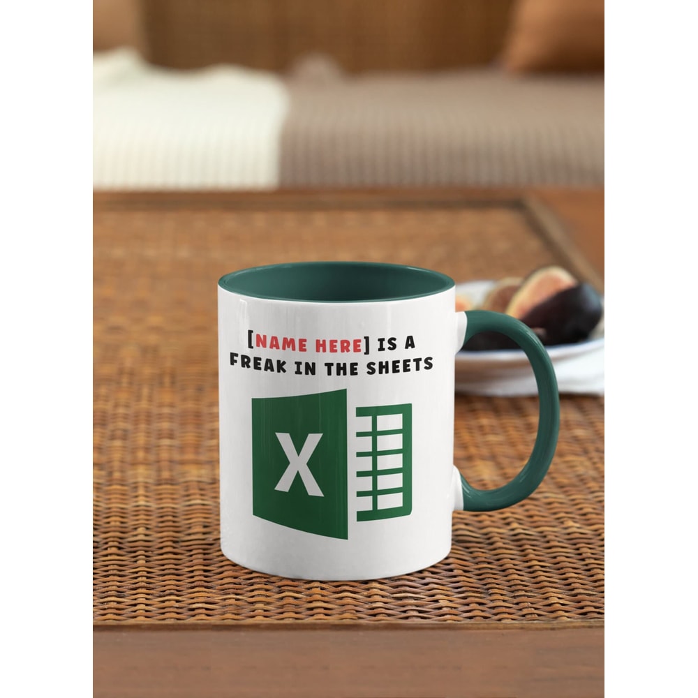 PERSONALISED freak in the Sheets mug - gift for coworker - gift for colleague - spreadsheet nerd - gift for accountant - secret Santa.jpg