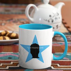 personalised the office mug - custom mug - inspired by the office - michael scott - blue star mug - secret santa - funny