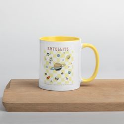 satellite mug - music fan - music mug - music gift - gift for him - gift for her - satellite gift - house warming gift