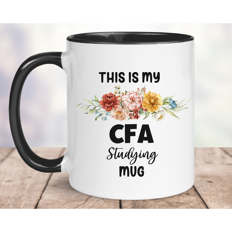 CFA mug, CFA exam, finance student gift, CFA candidate gift, gift for coworker, gift for friend, graduation gift, ceramic coffee mug.jpg