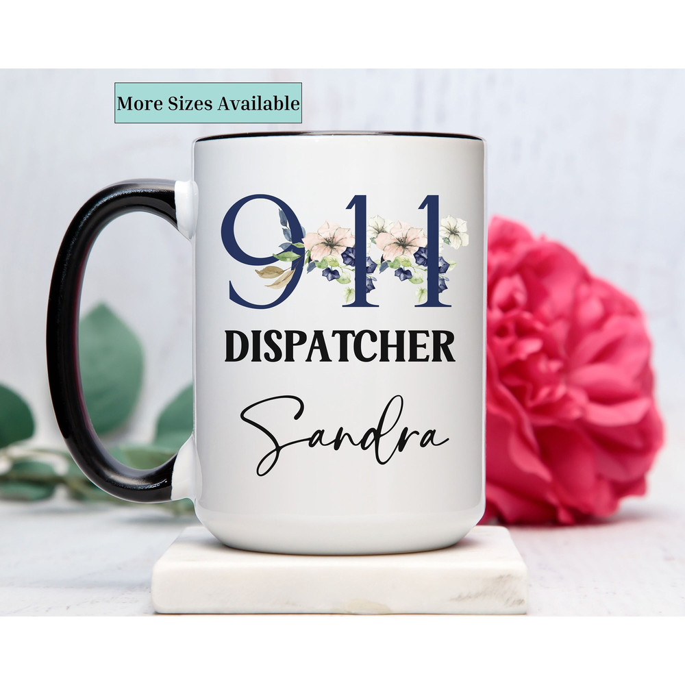 Dispatcher coffee mug,Personalized dispatcher coffee cup, custom cup for dispatcher,dispatcher birthday gift,thank you gift, Christmas gift.jpg