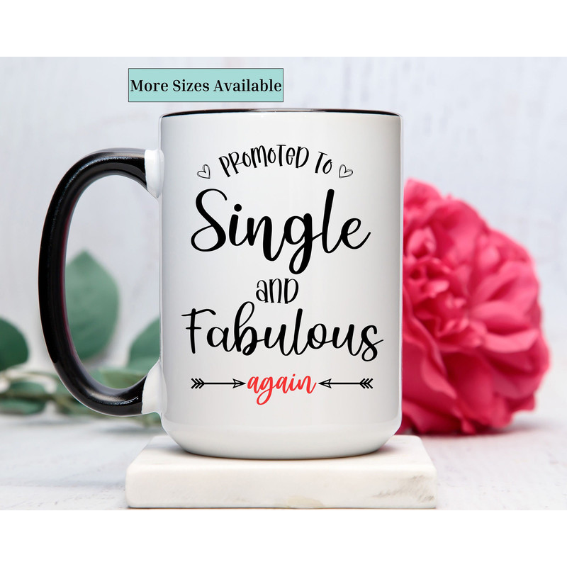 Divorced coffee mug, funny divorced coffee cup, custom divorced gift,New start,Break Up Gift,Comforting gift,Uplifting gift,Encouraging gift.jpg