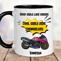 motorcycle mug,personalized motorbike mug gift for girl,biker coffee cup,motorcycle lover mug,biker granda mug,motorbike
