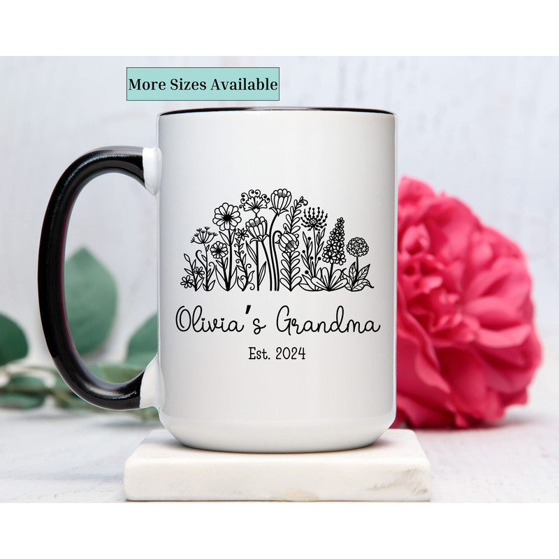 New grandma mug,pregnancy annoucement gift,Grandma mug gift,promoted to grandma,grandma coffee mug,mothers day gift, holiday gifts.jpg