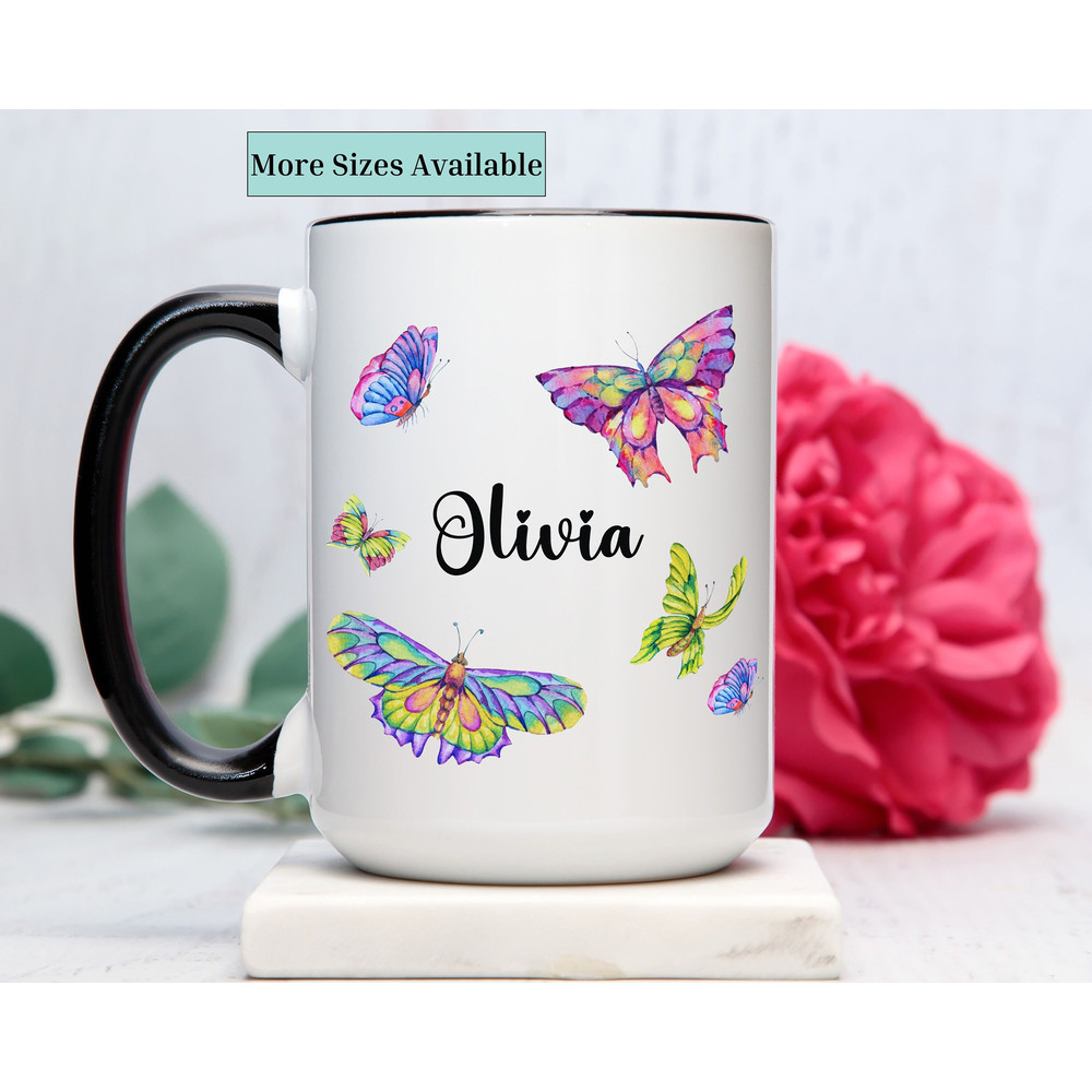 Personalized butterfly mug,Custom name butterfly gift coffee cup,Butterfly gift for her,christmas gift mug,butterfly lover gift.jpg