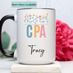 personalized cpa mug,custom accountant coffee cup,cpa mug, accountant gift,pass cpa test gift, accountant graduation gif