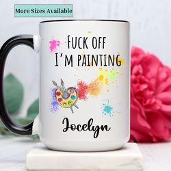 personalized painter mug,custom artist cup,painter coffee mug,artist mug,painter gift, artist cup,artist coffee mug, art