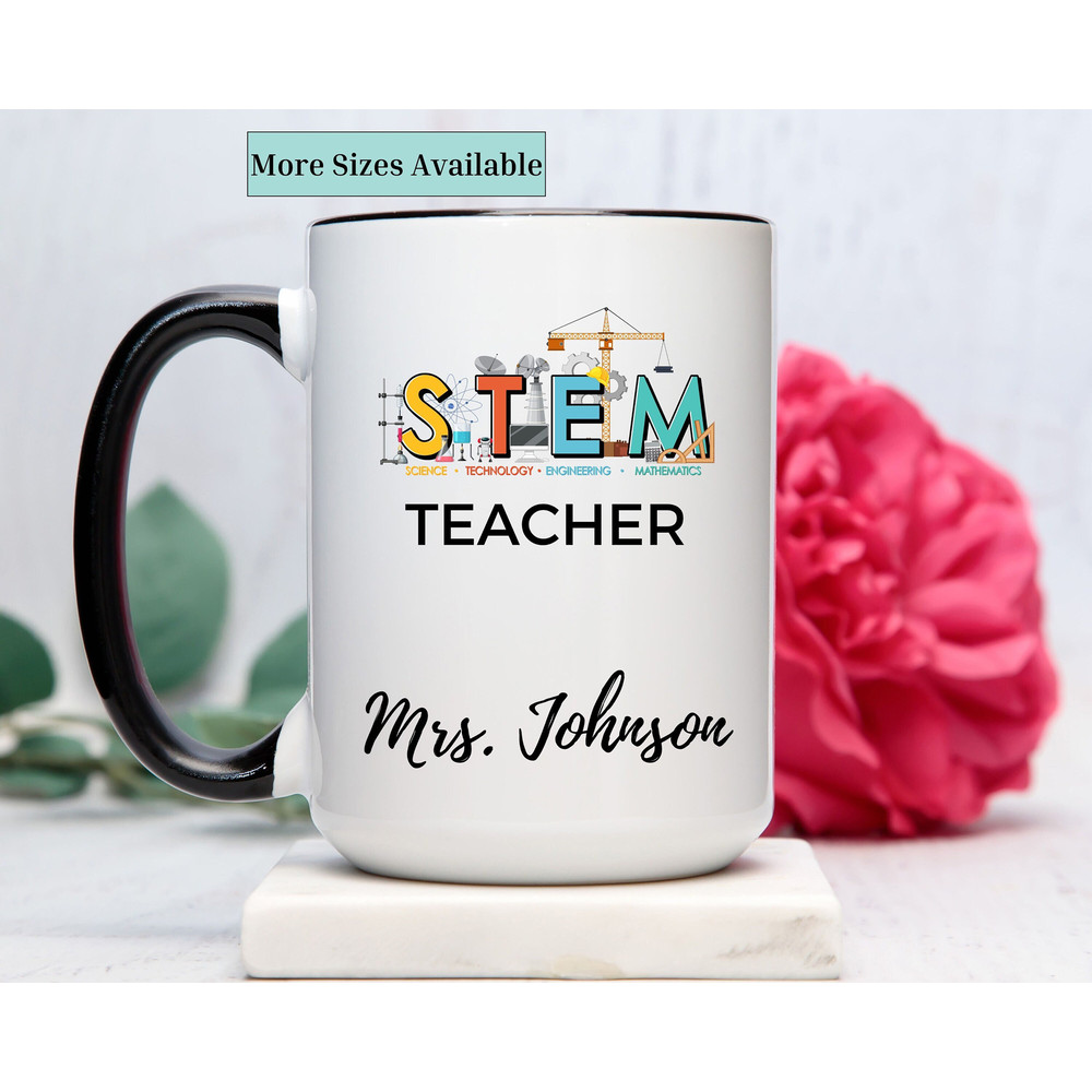 Personalized STEM teacher mug,stem Teacher Gift,Gift for STEM teacher,stem Teacher cup,teacher appreciation gift,stem teacher Christmas gift 1.jpg