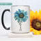 Personalized sunflower mug,Sunflower gift coffee cup,Sunflower gift for her, custom flower name mug,sunflower gift for women,christmas gift.jpg