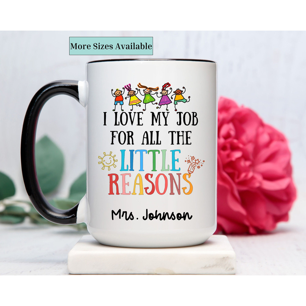 Teacher Mug, Personalized Teacher Coffee Mug, Teacher Gifts,teacher I love my job cup , Teacher Appreciation Gift, Teacher Christmas gift.jpg
