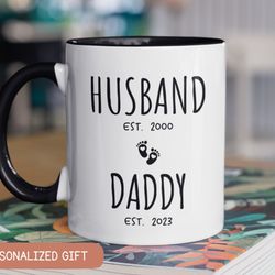 husband to daddy pregnancy announcement, pregnancy reveal first time daddy gift, husband to daddy, custom new daddy gift