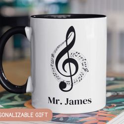 music teacher gift personalized, band teacher mug, band director gift, piano teacher gift, marching band gift, teacher a