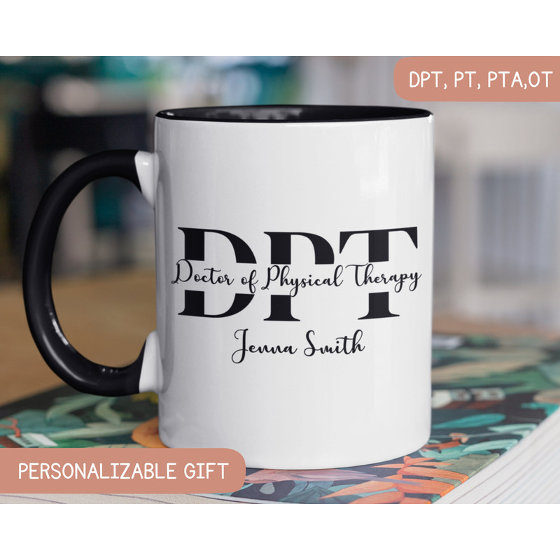 Personalized Doctor Physical Therapy Gifts, Physical Therapist Mug,Physical Therapist Assistant, Occupational Therapy Gifts, PTA, PT, OT,Dpt.jpg