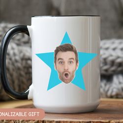 the office mug, star face mug, the office tv show gifts, office star mug, the office face mug, the office mug, the offic