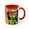Toxic Crusaders NES 8 bit game box cover famicom Accent Coffee Mug, 11 oz.jpg