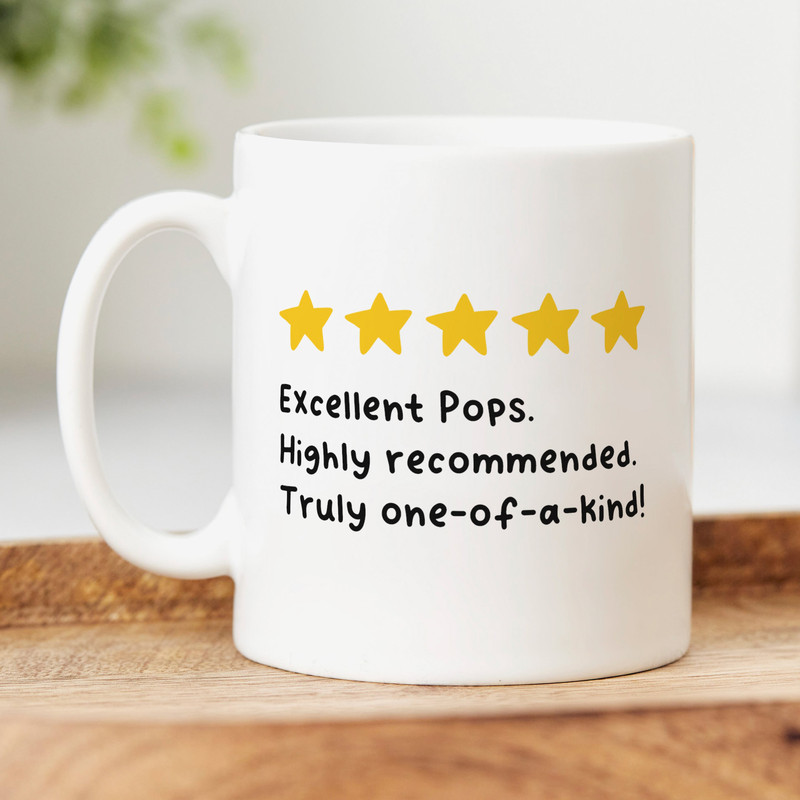 Excellent Pops Mug - Personalised Gift, Funny Gift, 5 Star Review.jpg