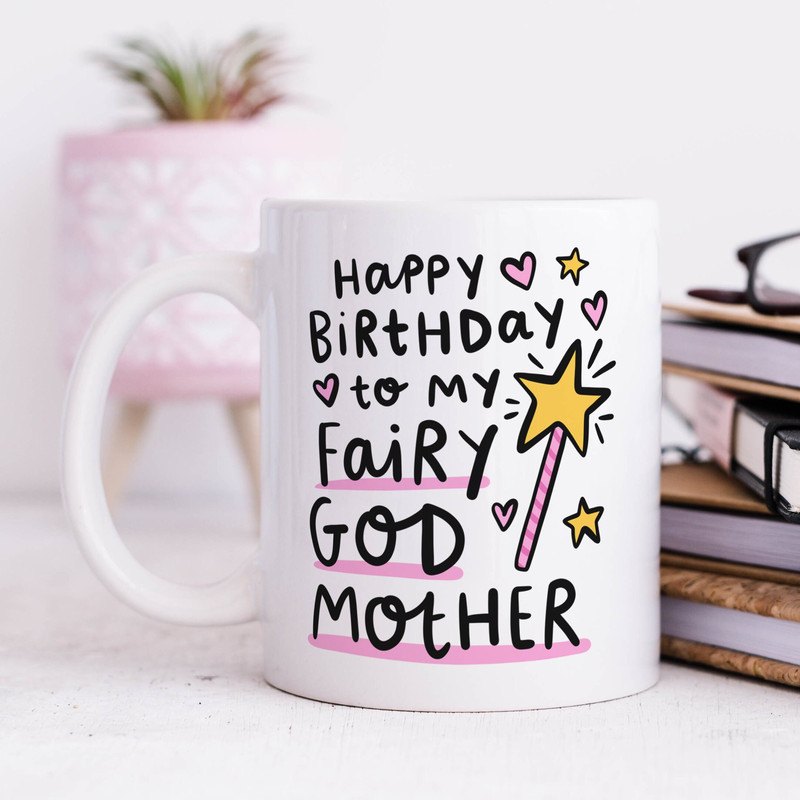 Fairy Godmother Birthday Mug, Personalised Gift, Funny Godmother Gift, Best Godmother Birthday Gift.jpg