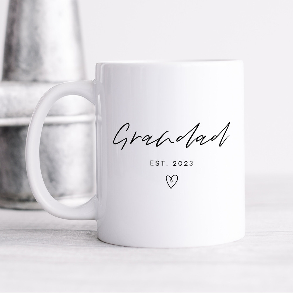 Grandad Established Mug - New Grandad Gift, Pregnancy Announcement Gift, Grandad To Be Gift.jpg