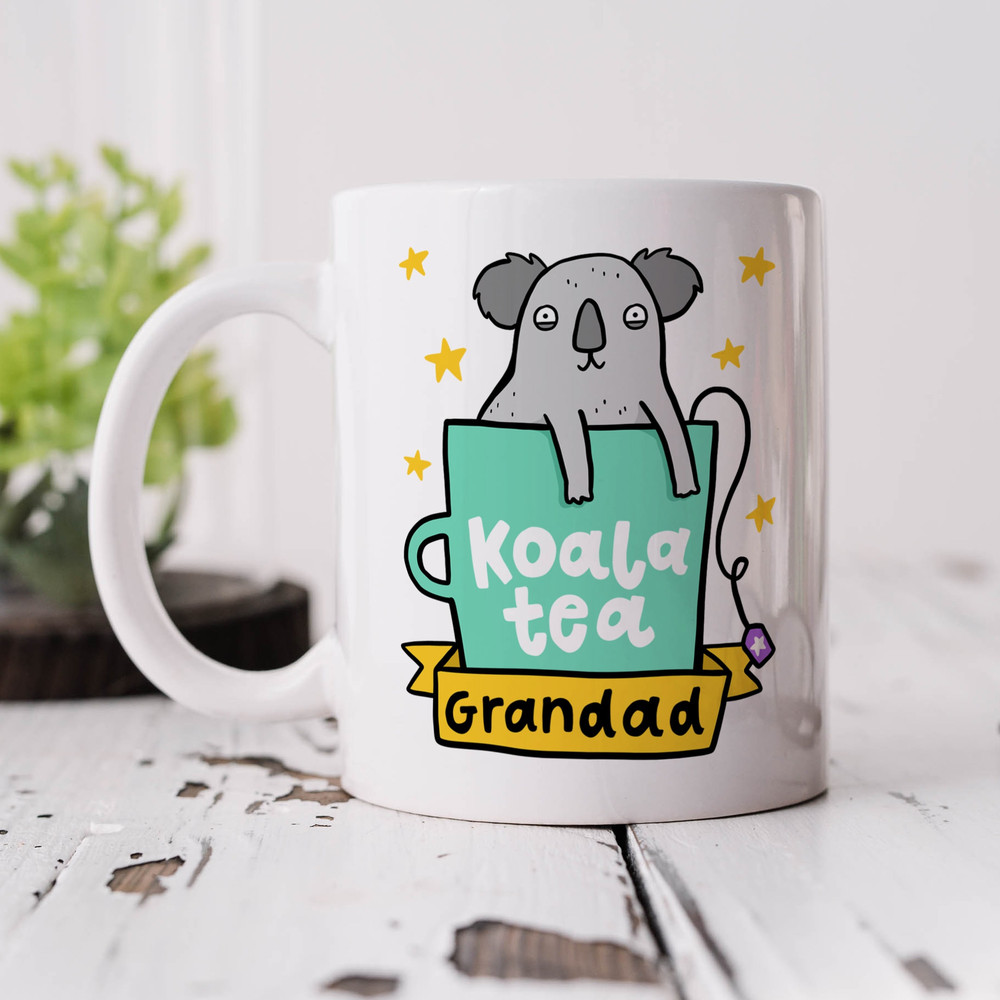 Koala Tea Grandad Mug - Personalised Mug, Funny Mug, Birthday Gift, For Grandad, Best Grandad Mug.jpg