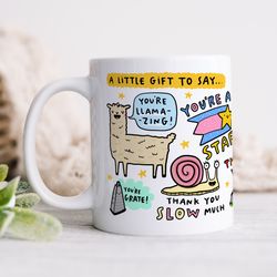 mug of thank you   little gift to say thank you, funny thank you mug, friendship gift, positivity, thank you gift, best