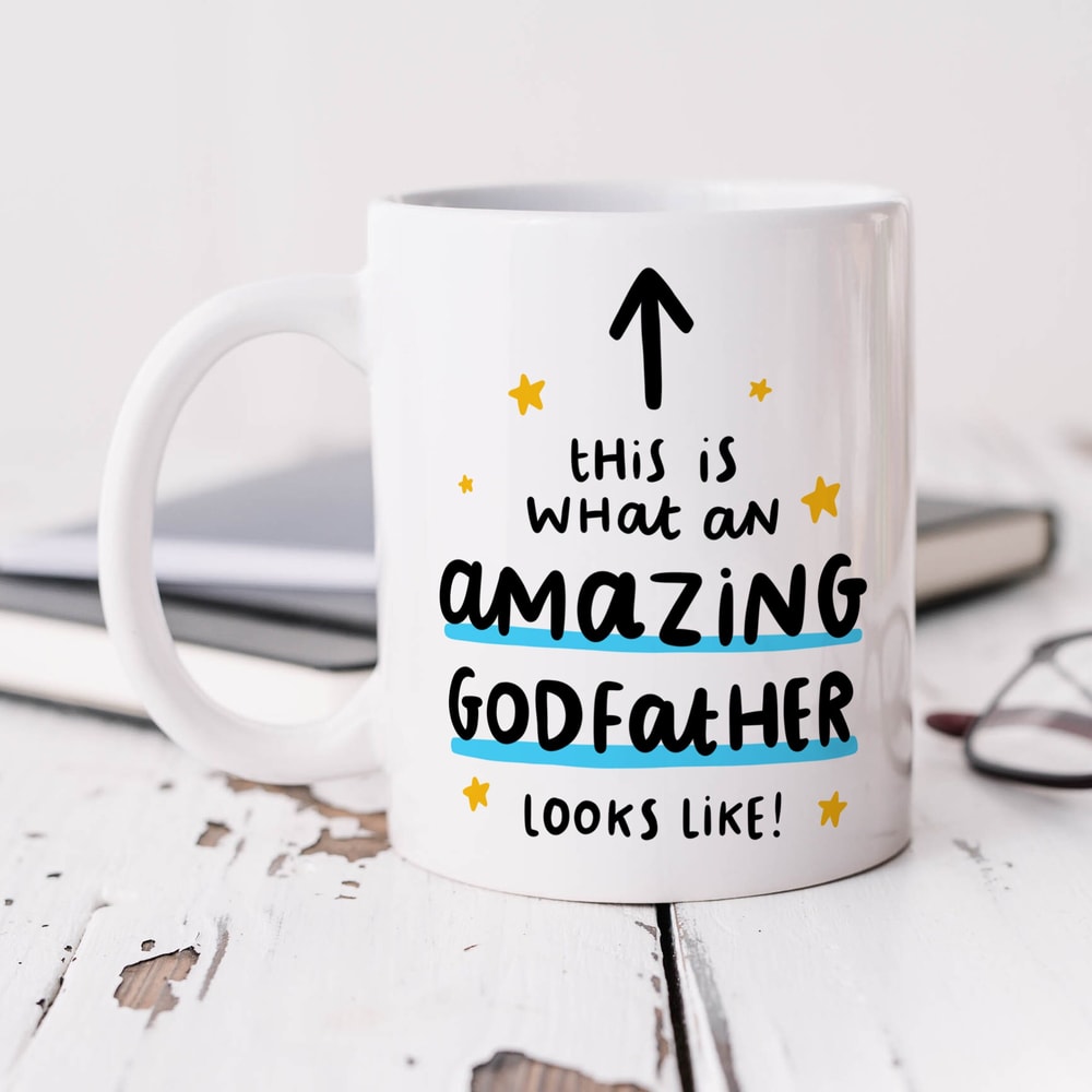 Personalised Godfather Mug, This Is What An Amazing Godfather Looks Like, Funny Gift For Godfather.jpg