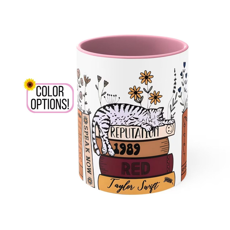 Taylors Version Swiftea Mug, All Too Well Mug, Swiftie Mug, Taylors Version Merch Coffee Mug, Fan Gift, Swiftea Cup, Music Albums as Books.jpg