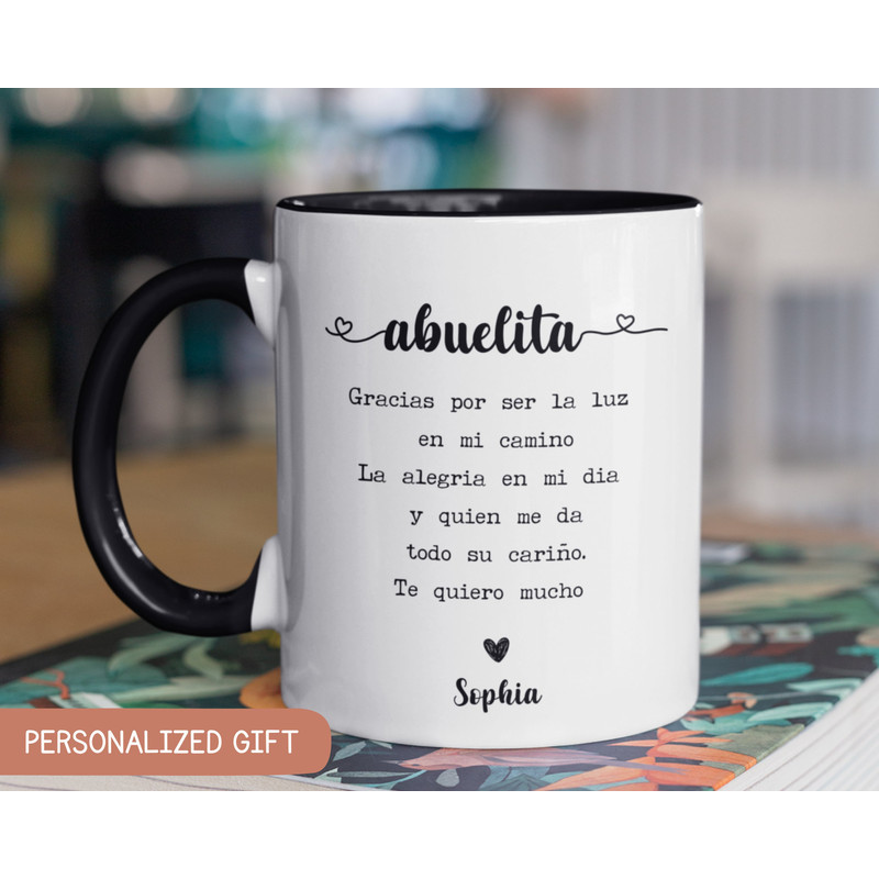 Abuelita Mother's Day Gift , Gift for Grandma Spanish, Regalo para abuela, Abuelita Coffee Mug, Dia de la Madre Abuela, Custom Abuela Gift.jpg