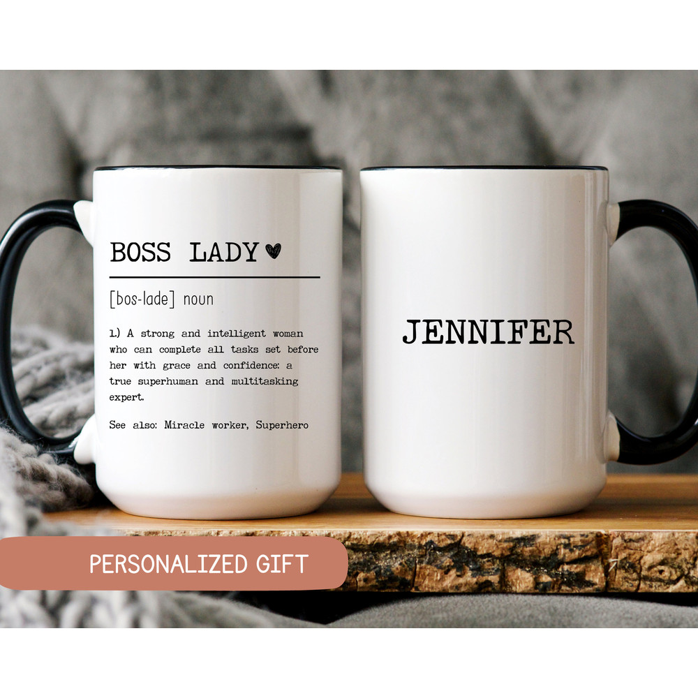 Boss Lady Mug, Boss Mug For Women, Boss Day Gift For Women, Gifts For Boss Female, Custom Boss Gift, Boss Lady Definition Mug.jpg