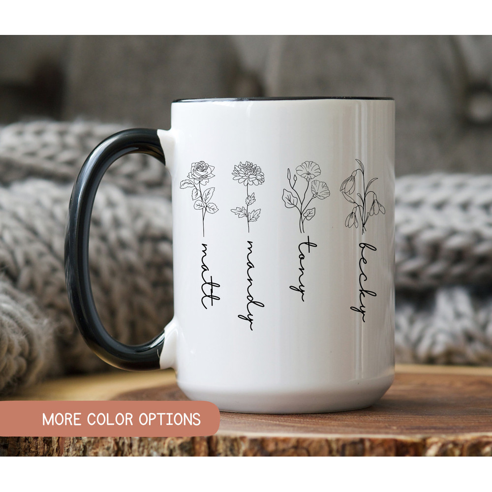Custom Birth Month Birth Flower mug, Plant Mom Mug,Mother's Day Gift, Custom Mom Mug, Mothers Day Mug, Plant Lover Gift, Plant mom mug.jpg