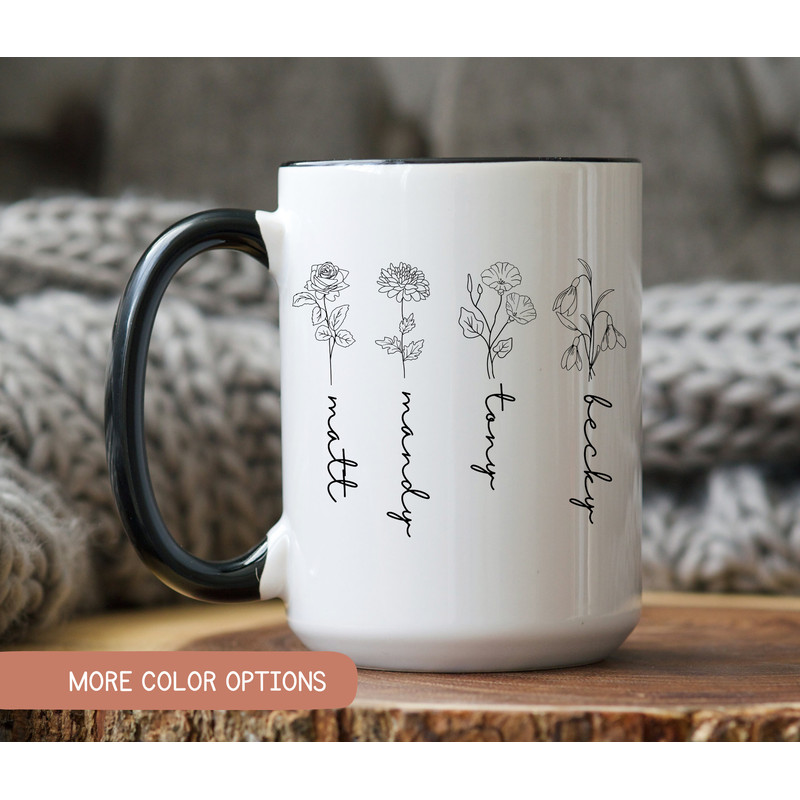 Custom Birth Month Birth Flower mug, Plant Mom Mug,Mother's Day Gift, Custom Mom Mug, Mothers Day Mug, Plant Lover Gift, Plant mom mug.jpg