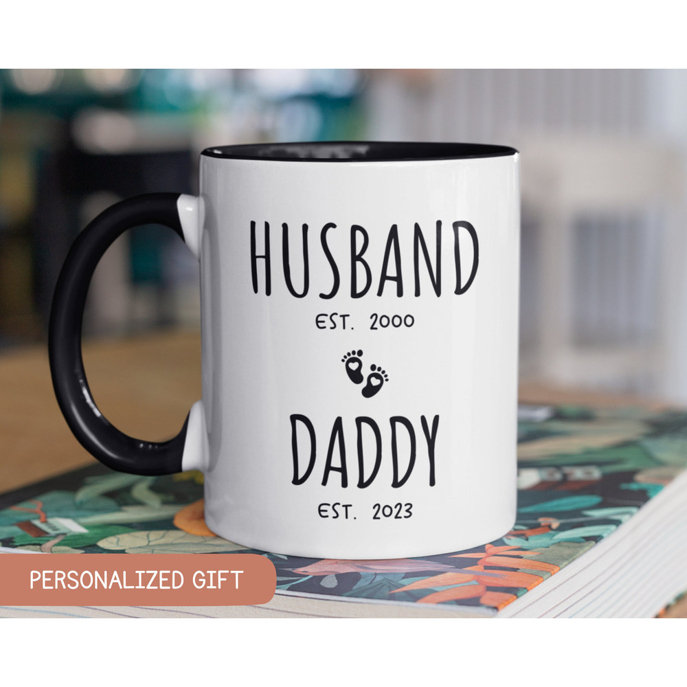 Husband to Daddy Pregnancy Announcement, Pregnancy Reveal First Time Daddy Gift, Husband to Daddy, Custom New Daddy Gift, New Dad Gift.jpg
