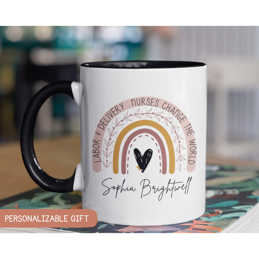 Labor and Delivery Nurse Mug, Delivery Nurse Gift, L&D Nurse, Baby Nurse, Nursing School Gift, Graduation Labor and Delivery Gift.jpg