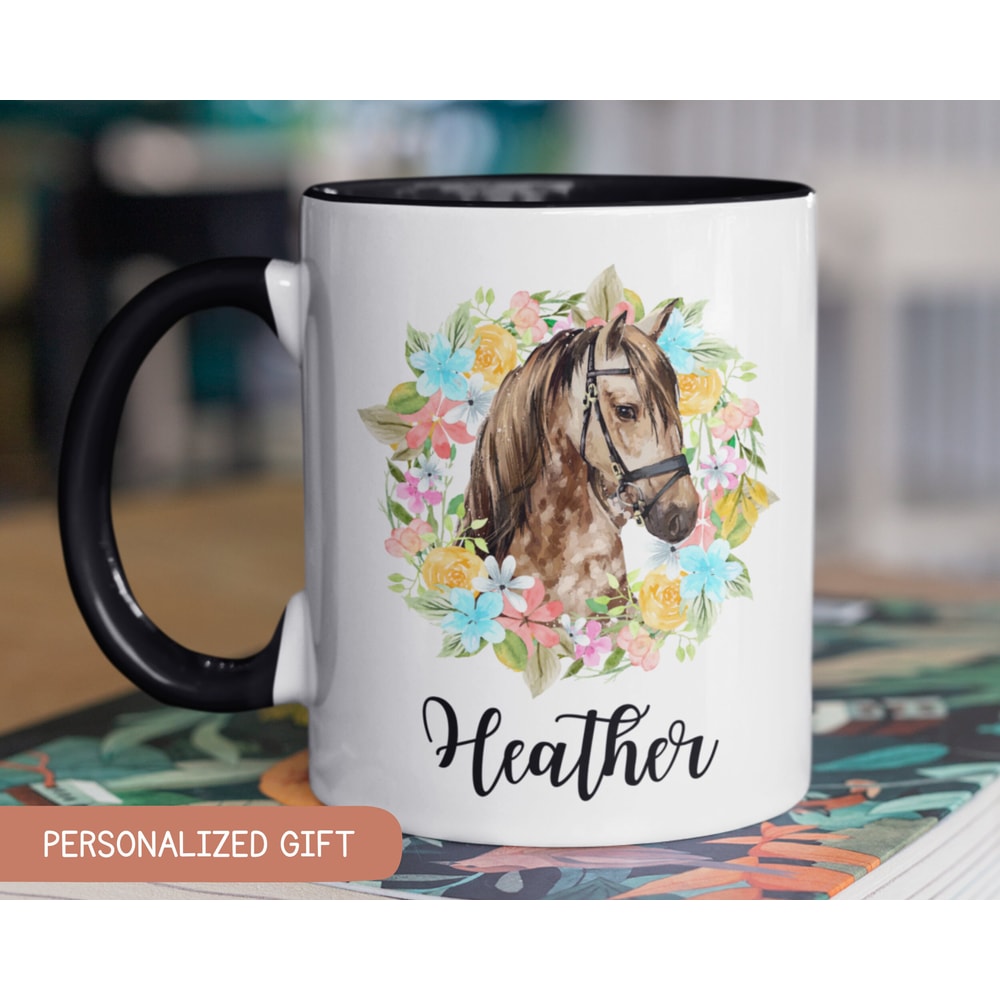 Personalized Horse Mug, Horse Gifts, Horse Coffee Mug Custom, Horse Gifts For Women, Horse Cup, Horse Lover Gift, Horse Gifts For Girl.jpg