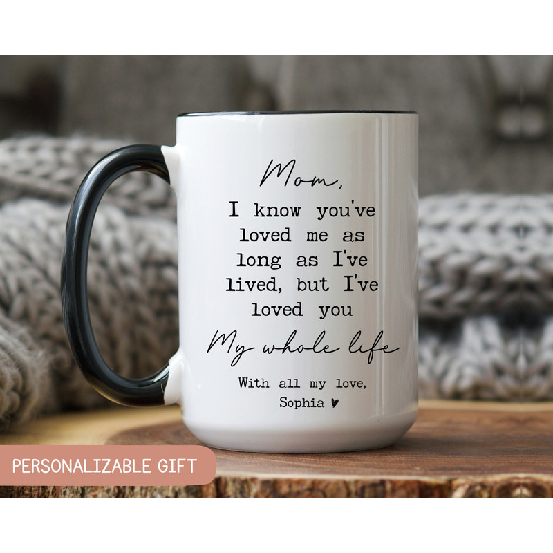 Sweet Gift for Mom from Daughter,Personalized Mom Birthday Mug, Mom Birthday Gift From Daughter,Personalized mug for mom, Mom's Birthday Mug 1.jpg