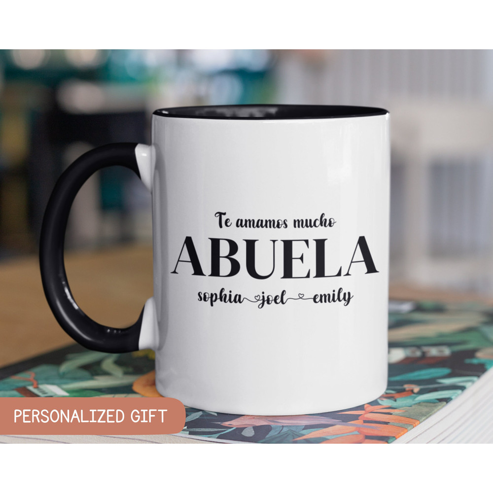 Te amamos abuela Gift, Mother's Day Gift for Grandma in spanish, Gift for abuelita, Regalo para abuela, Abuelita Coffee Mug, Dia de la Madre.jpg