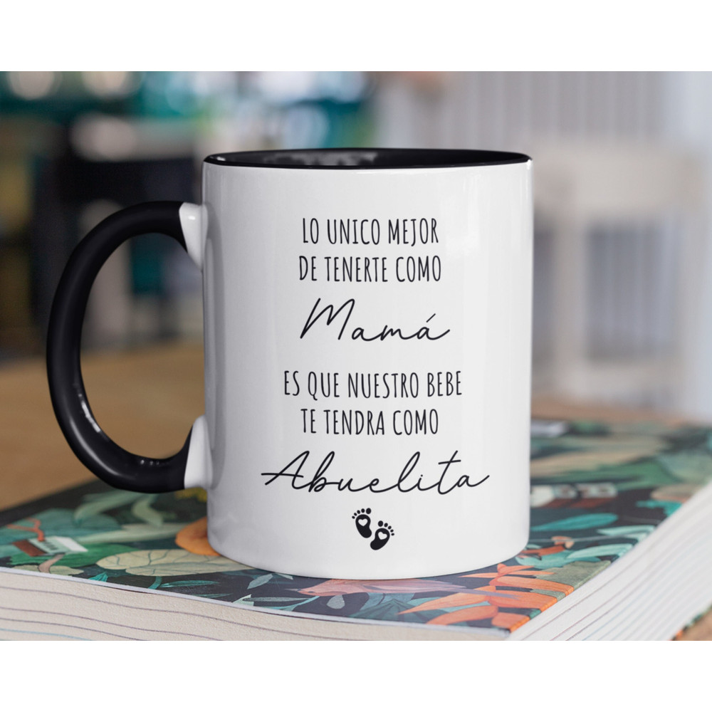 Vas a Ser Abuela Gift, Baby Announcement Mug in Spanish, Anuncio de Embarazo en espanol Gift, Baby Reveal Spanish, Abuelita Gift.jpg